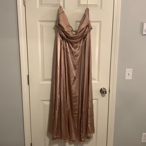 David’s Bridal bridesmaid dress (sand)